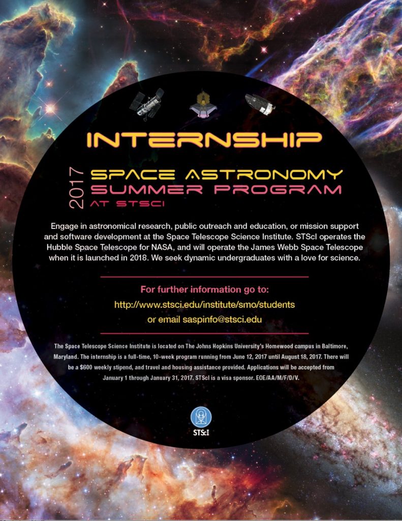 Space Astronomy Summer Program