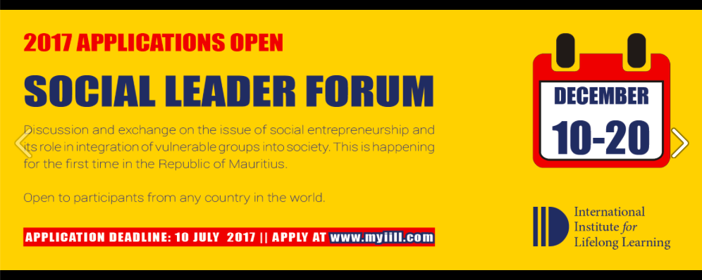 Global Social Leader Forum in Mauritius