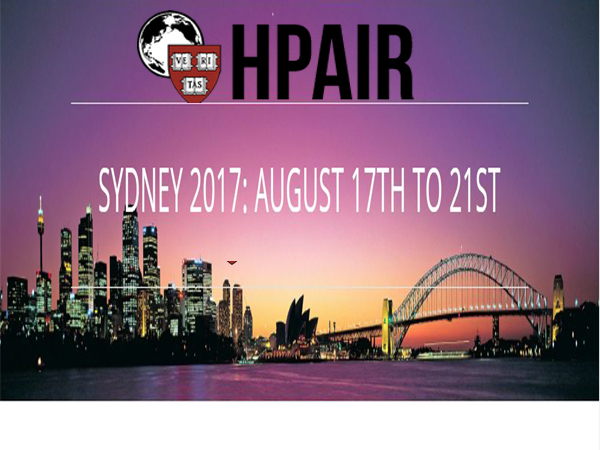 Harvard Projects for Asian and International(HPAIR) 2017 in Sydney, Australia