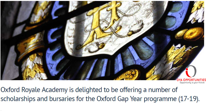 Oxford Royale Academy Scholarship in UK