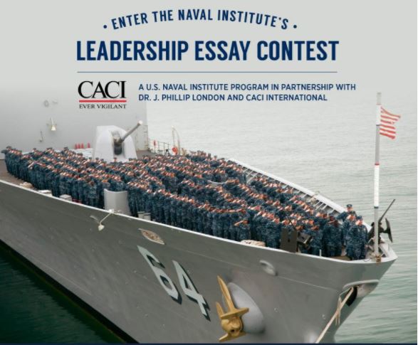 U.S. Naval Institute Leadership Essay Contest 2017