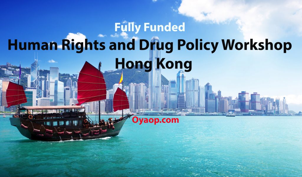 Fully Funded Human Rights and Drug Policy Workshop in Hong Kong
