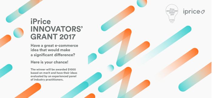 iPrice Innovators’ Grant 2017 (worth up to USD $ 1,500)