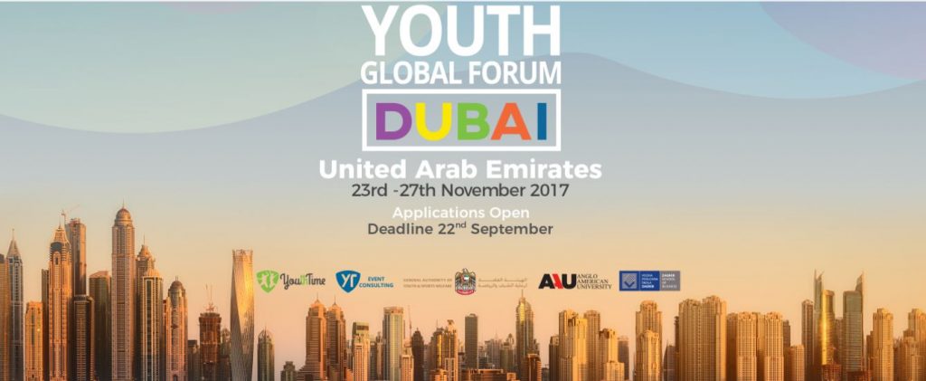The Global youth Forum 2017 in Dubai, UAE
