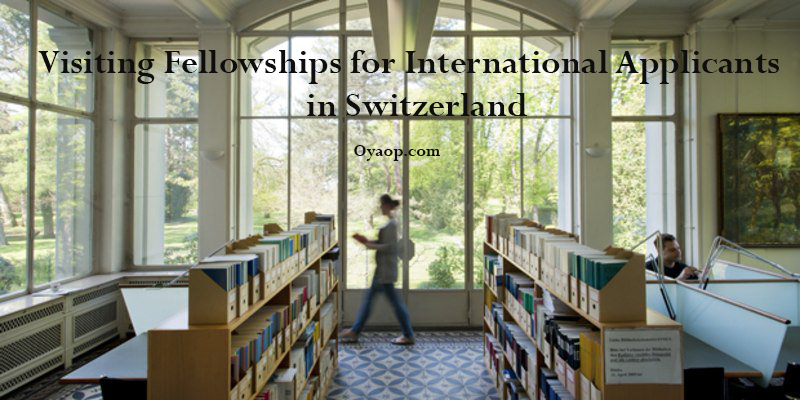 Visiting Fellowships for International Applicants in Switzerland
