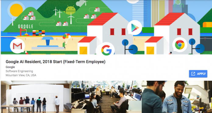 Google AI Residency Program 2018 for Leaders in STEM Fields