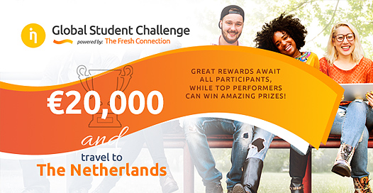 Fully Funded Global Student Challenge 2018 in Netherlands