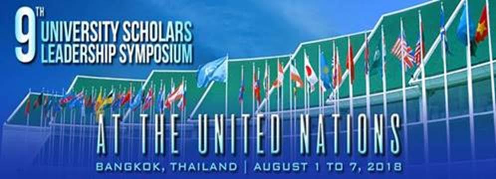 9th University Scholars Leadership Symposium at The United Nations, Bangkok