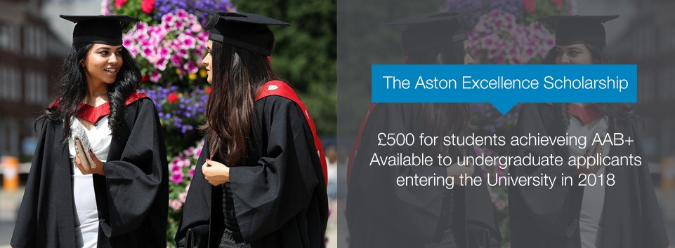 Funded Aston Excellence Scholarship 2018 in England