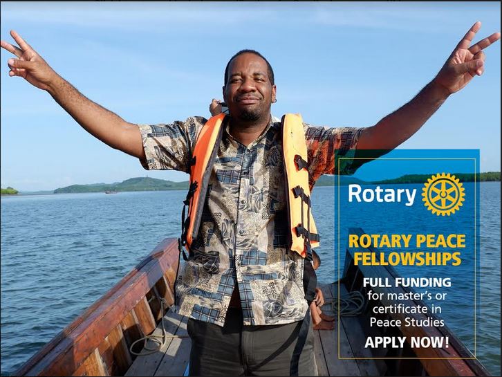 Fully Funded Rotary Peace Fellowship 2019-20