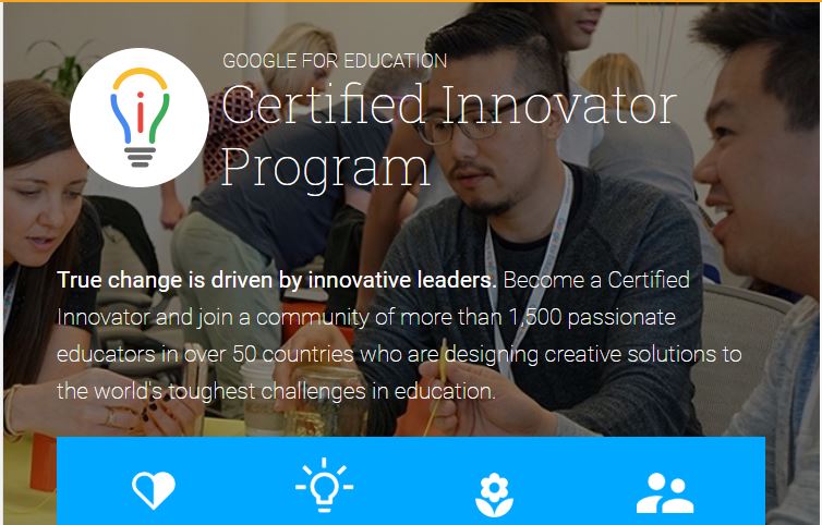 Google For Education Certified Innovator Program 2018