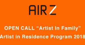 OPEN CALL: AIR Z Program 2018