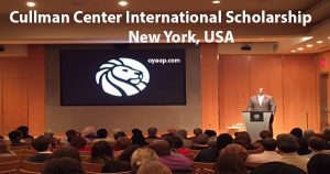 Funded Cullman Center International Scholarship in New York, USA