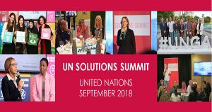 UN Solutions Summit 2018 at the UN Headquarters in New York