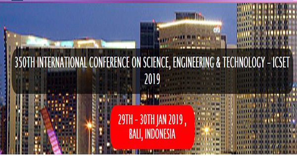 International Conference on Science, Engineering and Technology