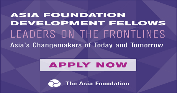 Fully Funded Asia Foundation Development Fellows Program 2019 in South Korea, Indonesia, and USA