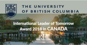 International Leader of Tomorrow Award