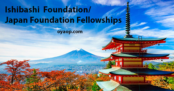 Fully Funded Ishibashi Foundation/Japan Foundation Fellowships