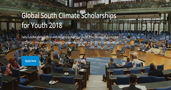 Fully Funded Global South Youth to COP24 and COY14 in Poland 2018