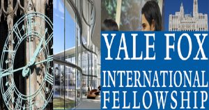 Yale Fox International Fellowship 2019