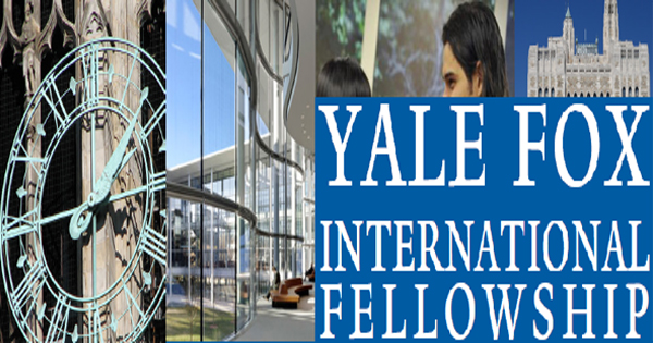 Yale Fox International Fellowship 2019