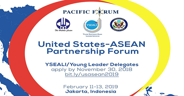 Funded United States-ASEAN Partnership Forum Young Leader Delegate Program 2019