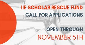 IIE’s Scholar Rescue Fund 2018