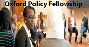 Fully Funded Oxford Policy Fellowship