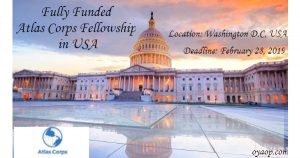 Fully Funded Atlas Corps Fellowship
