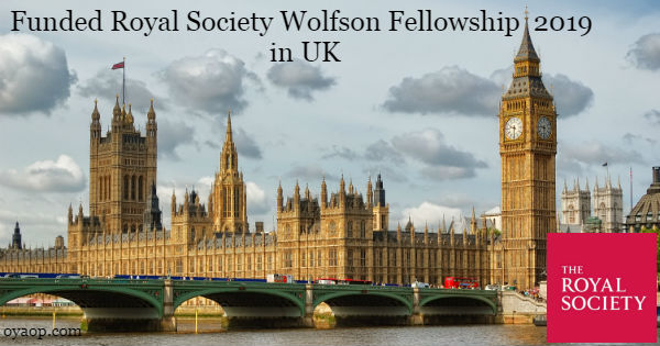 Royal Society Wolfson Fellowship