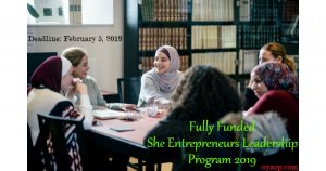 Fully Funded She Entrepreneurs