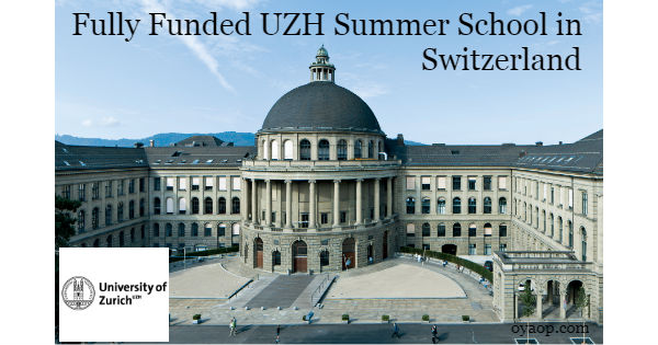 Fully Funded UZH Summer School