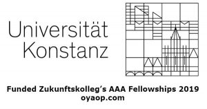 Funded Zukunftskolleg’s AAA Fellowships 2019