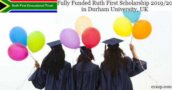 Ruth First Scholarship