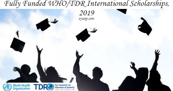 WHO/TDR International Scholarships