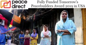 Tomorrow’s Peacebuilders Award