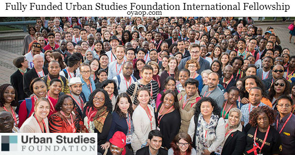 Urban Studies Foundation International Fellowship