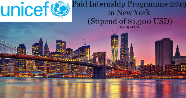 UNICEF Paid Internship Programme