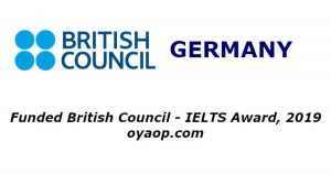 Funded British Council - IELTS Award, 2019