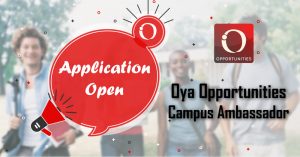 Oyaop Campus Ambassador Program 2019