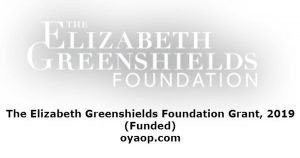 The Elizabeth Greenshields Foundation Grant, 2019 (Funded)