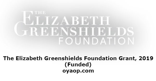 The Elizabeth Greenshields Foundation Grant, 2019 (Funded)