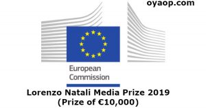 Lorenzo Natali Media Prize 2019 (Prize of €10,000)