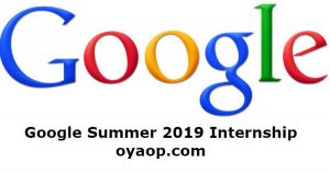Google Summer 2019 Internship