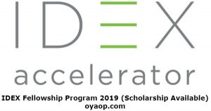IDEX Fellowship Program 2019 (Scholarship Available)