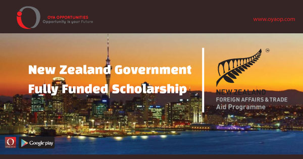 New Zealand Government Scholarship (Fully Funded)