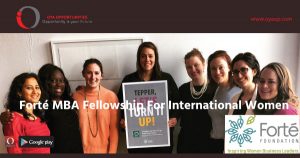 Forté MBA Fellowship for International Women