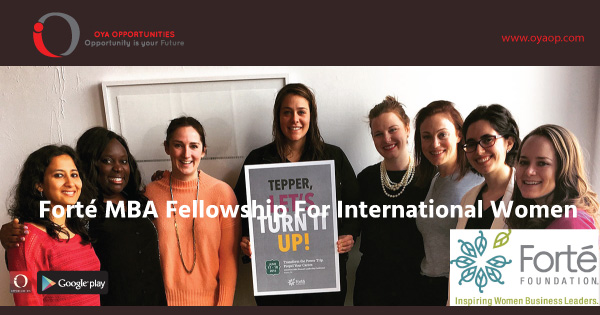 Forté MBA Fellowship for International Women