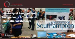 University of Southampton Postgraduate Scholarships for International Students