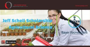 Jeff Schell Scholarship In Agricultural Science